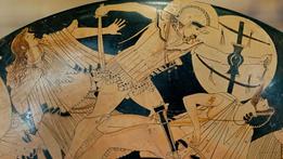 Le vicende dell'Iliade su un vaso greco