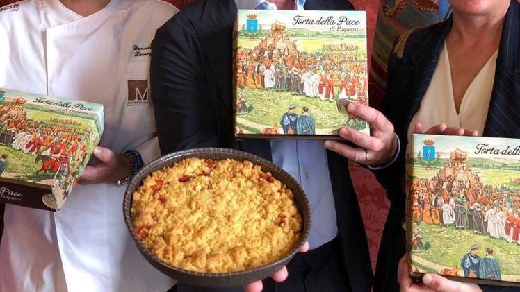 La torta della pace di Paquara presentata in Regione
