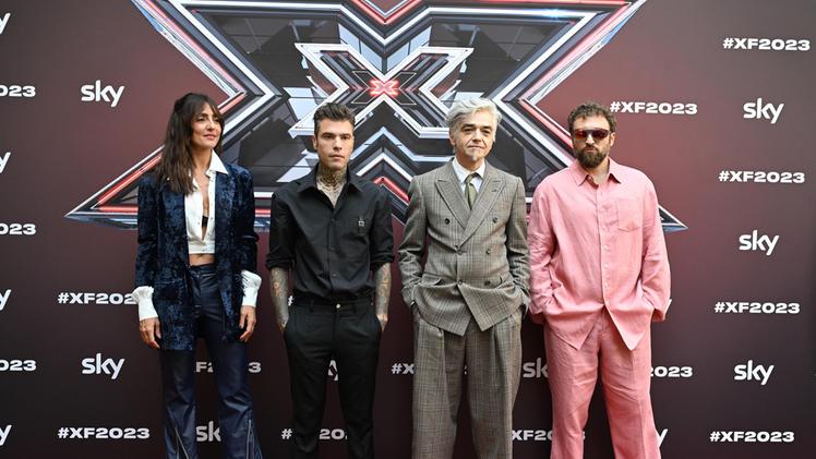 I 4 giudici di X Factor (Foto ANSA/DANIEL DAL ZENNARO)