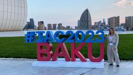 A Baku per parlare di spazio: Alessia Cremasco al centro congressi per l’International astronautical congress