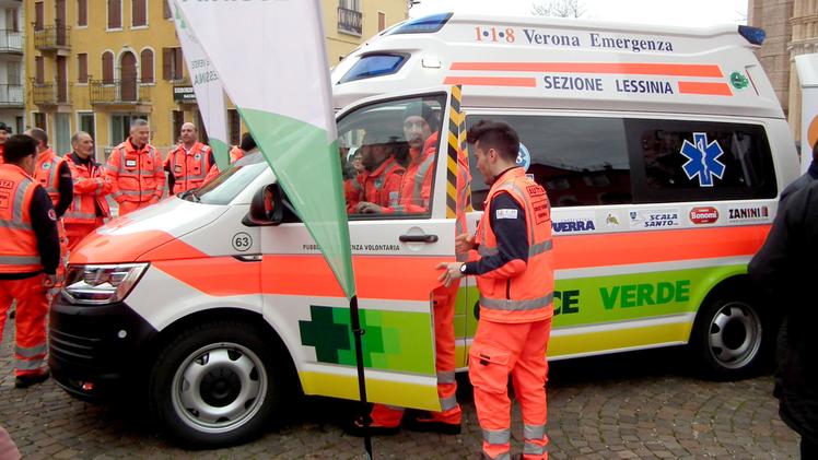L' ambulanza della Croce Verde Lessinia