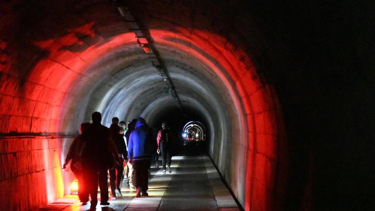 Il tunnel dell’ex base Nato di Affi
