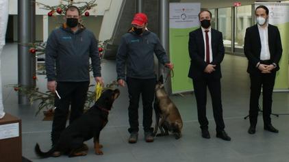 A scuola lotta al Covid anche con i cani a Bolzano