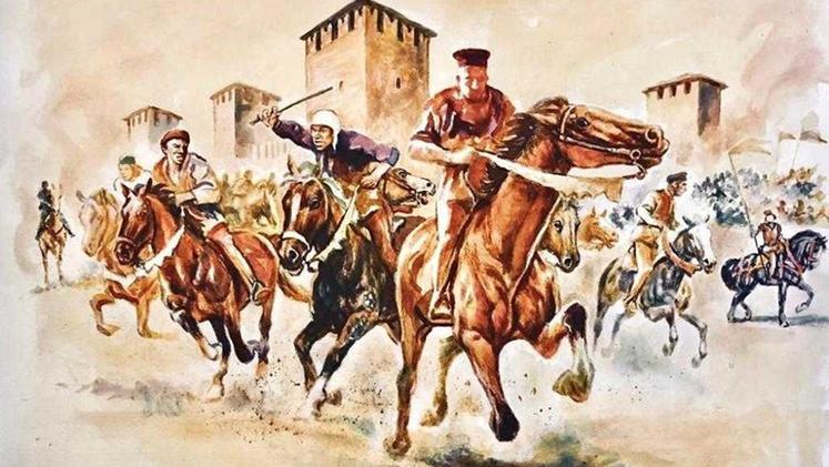 Dante a Verona vide la corsa equestre del Palio del Drappo verde ricordato nel Canto XV dell'Inferno