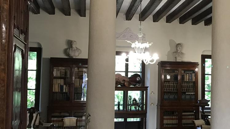 Villa Palazzoli a San Giovanni Lupatoto, restaurata è ora disponibile per le visite e gli incontriUno scorcio di una sala interna di Villa Palazzoli