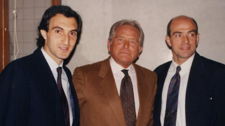 Marino Magrin, Giampiero Boniperti e Piero Fanna ARCHIVIO L’ARENA