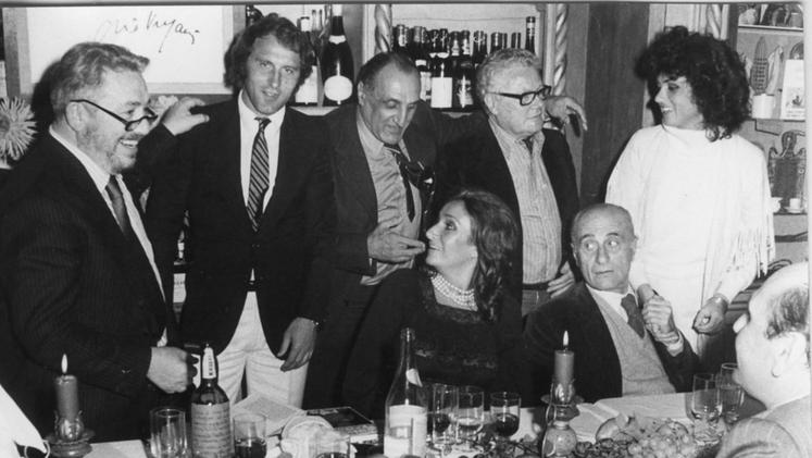 Premio 12 Apostoli, 1977 Gianni Brera, Gianfranco Zigoni, Gigliola Cinquetti e Indro Montanelli