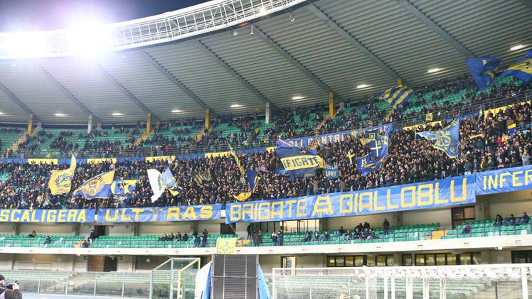 I tifosi durante Verona-Cagliari