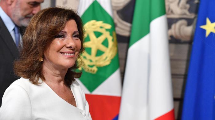 Il presidente del Senato, Elisabetta Casellati