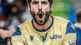 Verona Volley festeggia un punto FOTOEXPRESSRok Mozic, il bomber della Superlega FOTOEXPRESSFederico Bonami, primo nelle ricezioni perfette FOTOEXPRESS