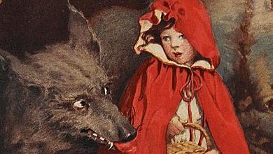 Cappuccetto Rosso in una illustrazione di Jessie Willcox Smith (1863 – 1935)
