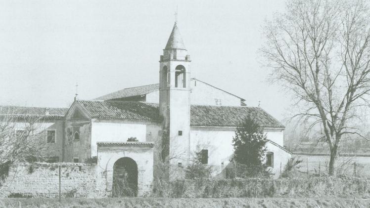 Il monastero di Lepia in una foto d'epoca