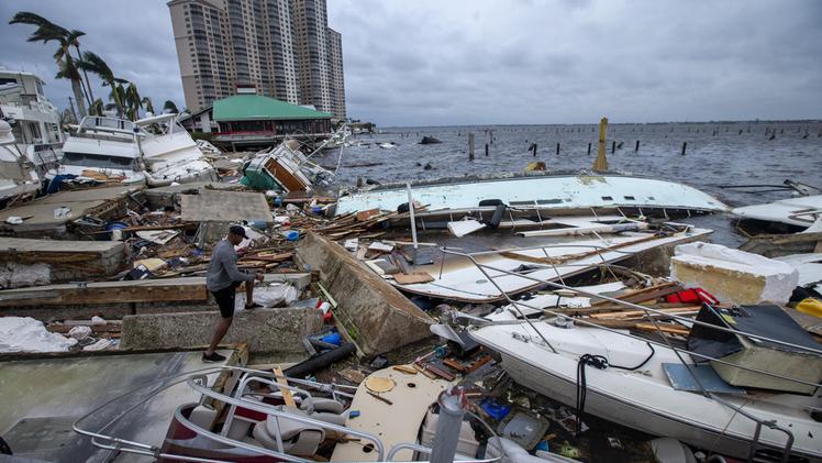 Tragiche le conseguenze che l'uragano Ian ha lasciato in Florida