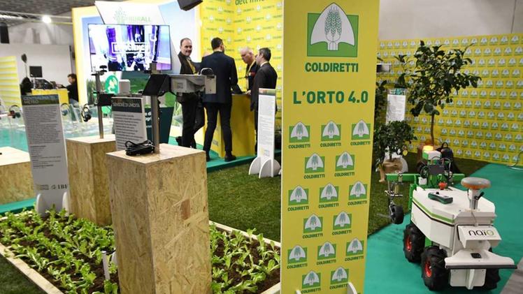 Il primo orto 4.0 presentato nello stand Coldiretti a Fieragricola Tech a Verona