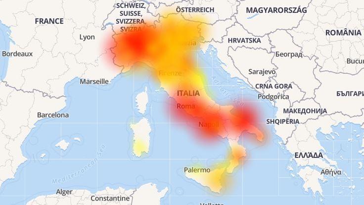 Tim Down, in tutta Italia problemi con telefonia e connessione per i clienti Tim