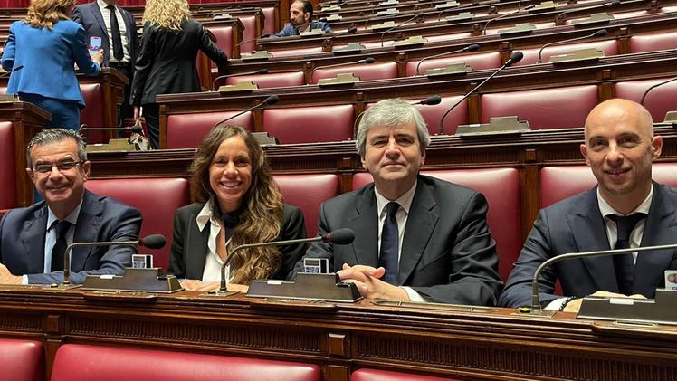 Morgante e Mazzi in parlamento fra Maschio e Padovani
